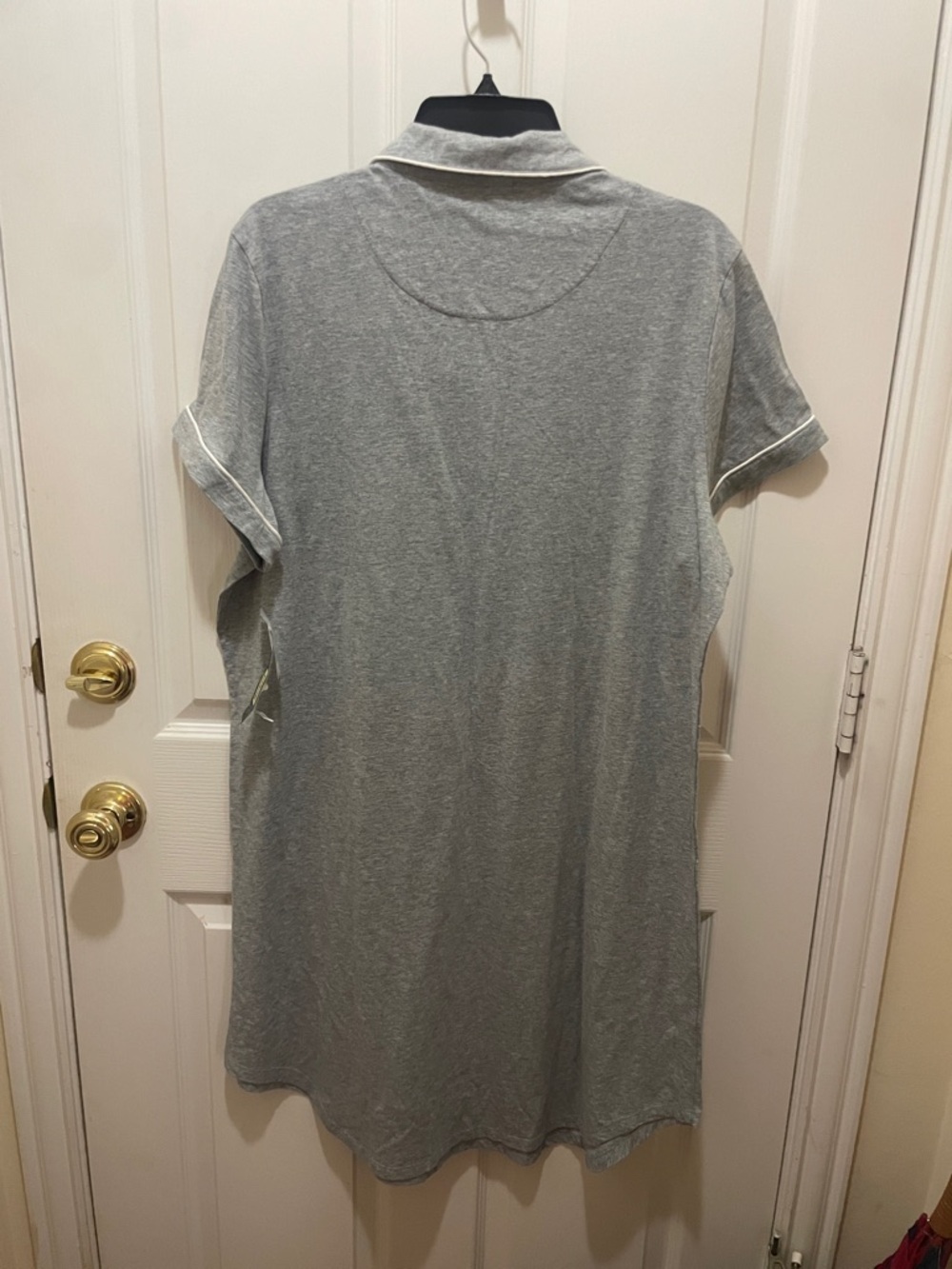 SZ XL NWT! Ralph Lauren Heather Gray Polo Night Short with White Trim - Picture 6 of 6